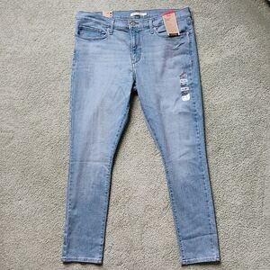 NWT 34x30 Levi's 311 Shaping Skinny Oahu Morning Light Wash Denim Blue Jeans NEW
